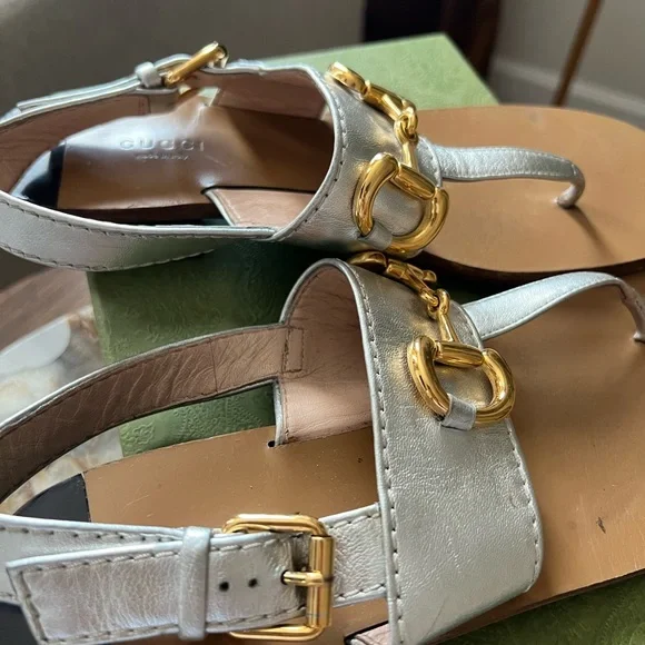Gucci Women’s sandals with Horsebit - Picture 4 of 13